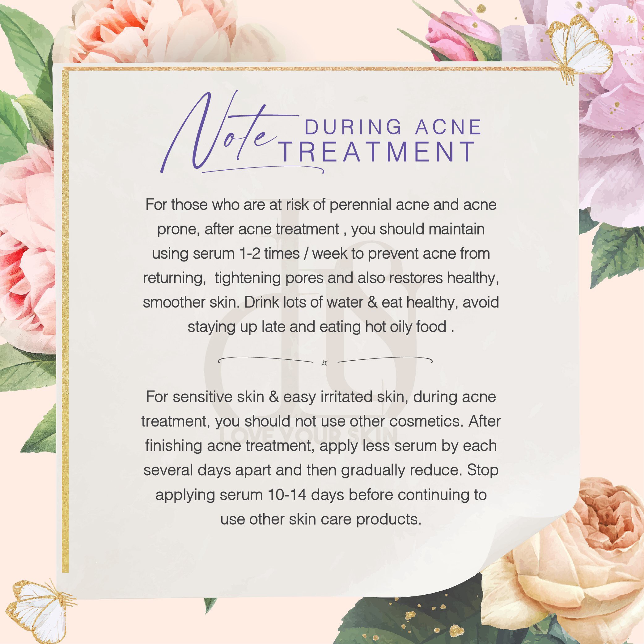 lưu ý khi trị mụn TA